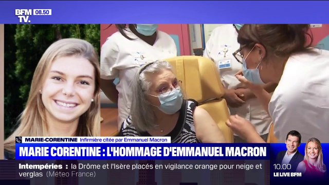 Citée par Emmanuel Macron dans ses vœux, cette infirmière ne sait pas pourquoi il a retenu son nom plutôt qu'un autre