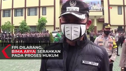 FPI Dilarang, Bima Arya: Serahkan Pada Proses Hukum