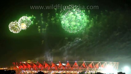 Fireworks like never before, in the New Delhi sky!