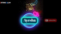 Happy New Year Wishes With Name -- New Year status Name Art Video Editing ✓ Tiktok Trending Video