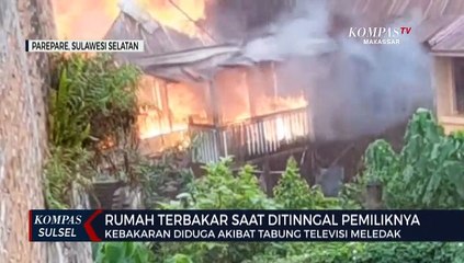 Kebakaran Diduga Akibat Tabung Televisi Meledak