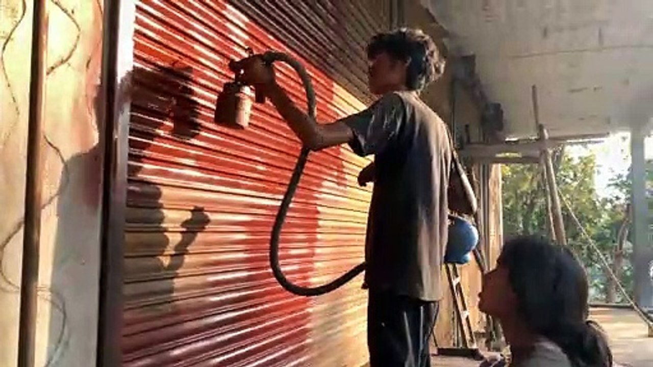 painting wall Dharam nagar