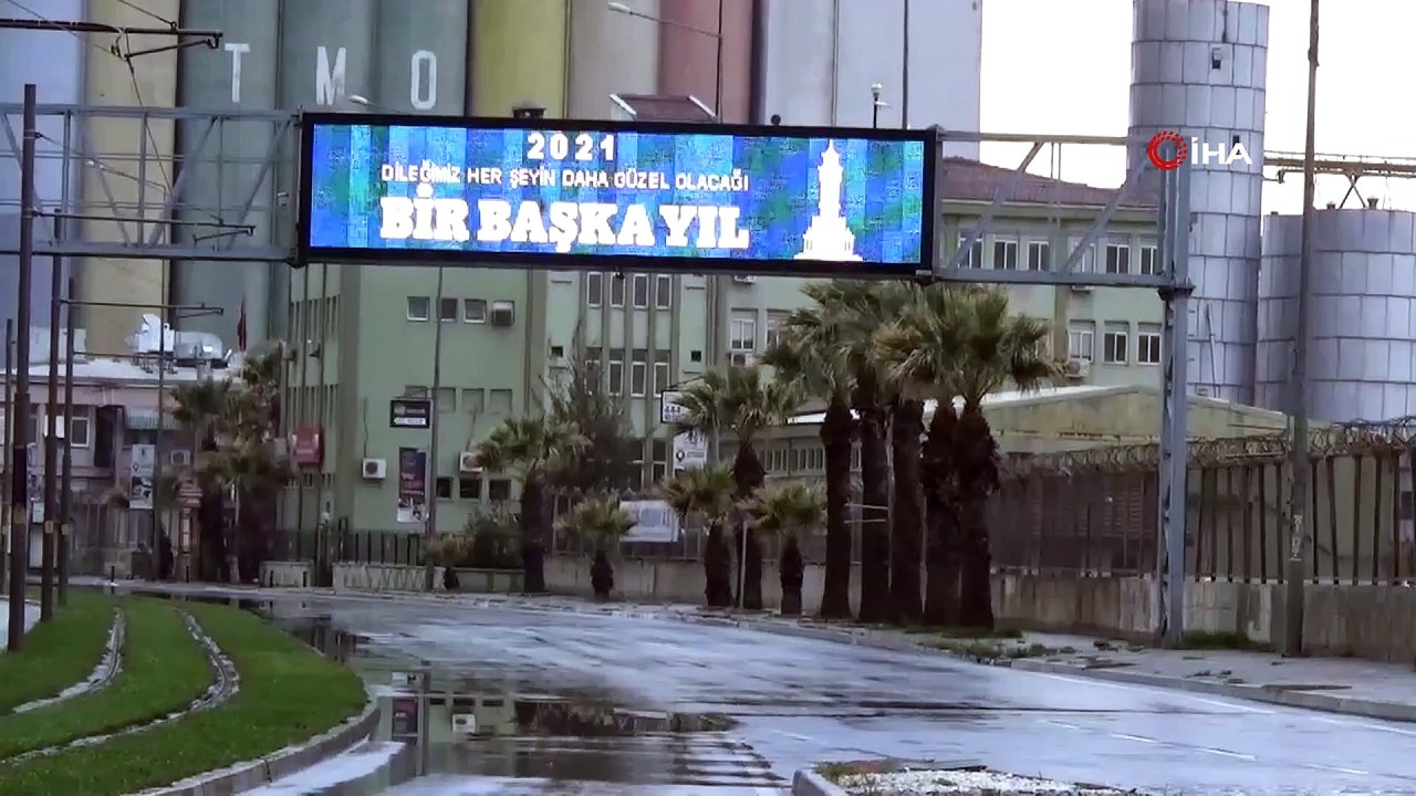 Yeni yılın ilk gününde İzmir’de sessizlik hakim oldu
