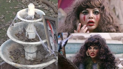 Biggboss हाउस में Rakhi Sawant के भूतिया लुक ने मचाया धमाल !!