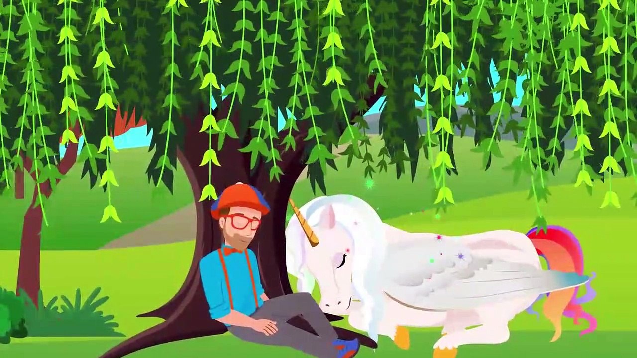 The Unicorn Song by Blippi - Nursery Rhyme Story