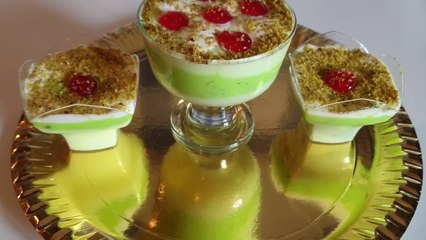 Pistachio Souffle | Pistachio Souffle Recipe | پستاشیو سوفلے