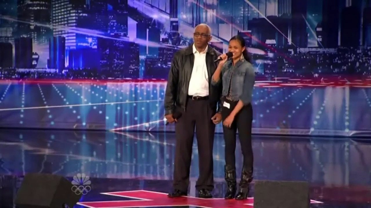 Americas Got Talent 2012 - Maurice and Shanice father daughter duo.