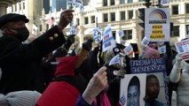 Demonstrators march against Chicago gun violence after bloody 2020