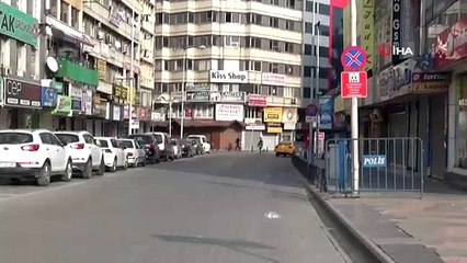 Yeni yılın ilk gününde Gaziantep sokaklarında tarihi sessizlik