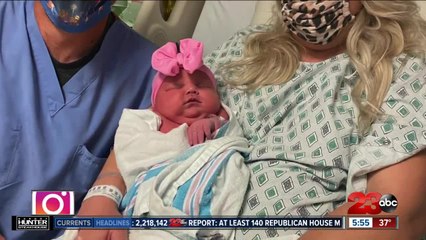 First New Year baby born at Kern Medical at 12:01 a.m.