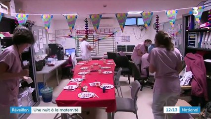 Nouvel An : le réveillon fêté à la maternité