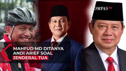 Mahfud MD Ditanya Andi Arief Soal Jenderal Tua
