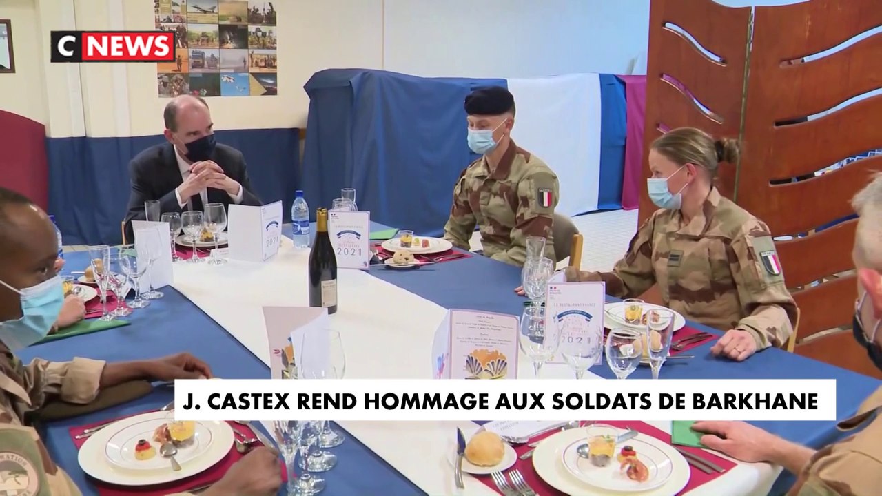 Nouvel an : Jean Castex rend hommage aux soldats de Barkhane au Tchad
