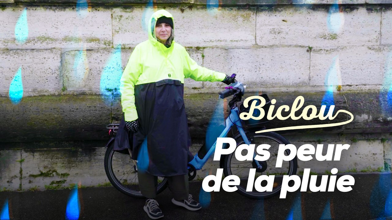 Non, la pluie ne vide pas les pistes cyclables