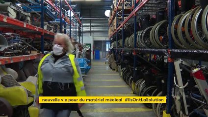 Grâce au réseau Envie, le matériel médical usagé retrouve une seconde vie