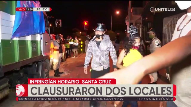 Clausuran dos locales que infringían horario de atención en Santa Cruz