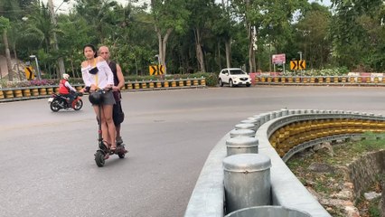 Zero 10X Electric Scooter Goes Up Steep Hill with 2 People ~ Powerful Motor