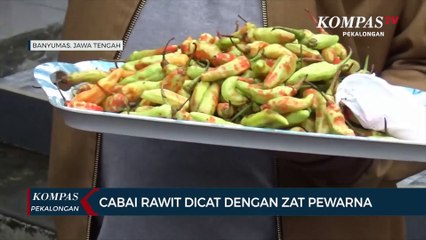 Cabai Rawit Dicat Dengan Zat Pewarna