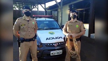 Polícia Militar fala sobre resgate de rapaz que se afogou em cachoeira em Matelândia