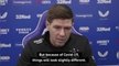Gerrard urges fans to stay away from Ibrox ahead of Old Firm derby