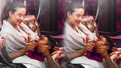 Bigg Boss 14; Jasmin की गोद में सोए Aly; एक दूसरे की आंखों में खोए JasLy | FilmiBeat