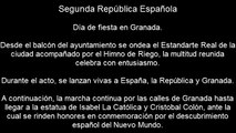 Así se celebraba la Toma de Granada en la II República