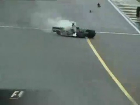 F1 2003 Interlagos New Angle Webber Huge Crash