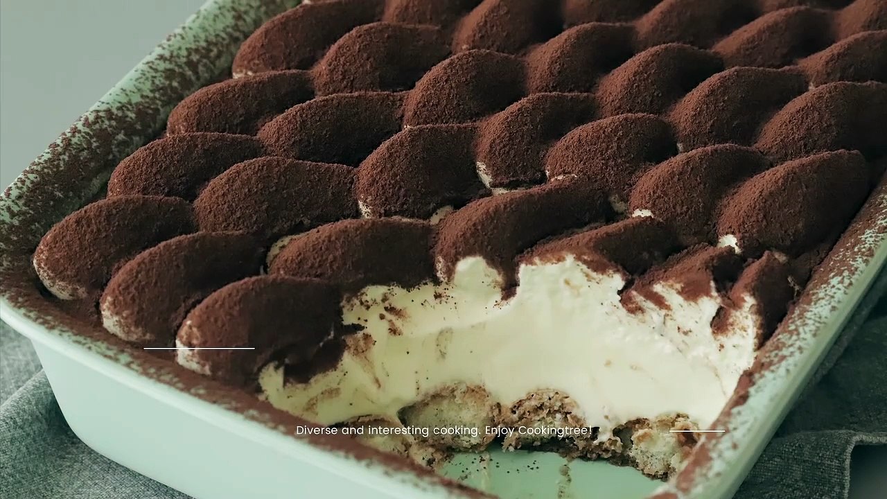 Simple & Easy Condensed milk Tiramisu Recipe