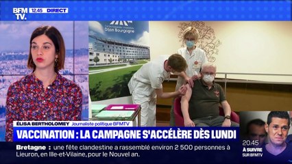 Vaccination: la campagne s'accélère dès lundi - 02/01