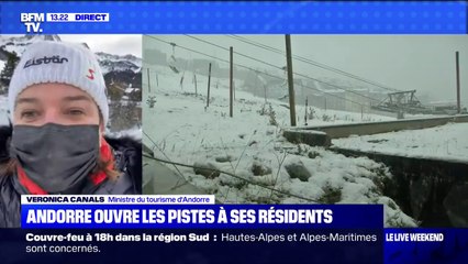 Veronica Canals (ministre du tourisme d'Andorre): "Par solidarité avec la France, nous n'ouvrons les pistes de ski que pour nos habitants"