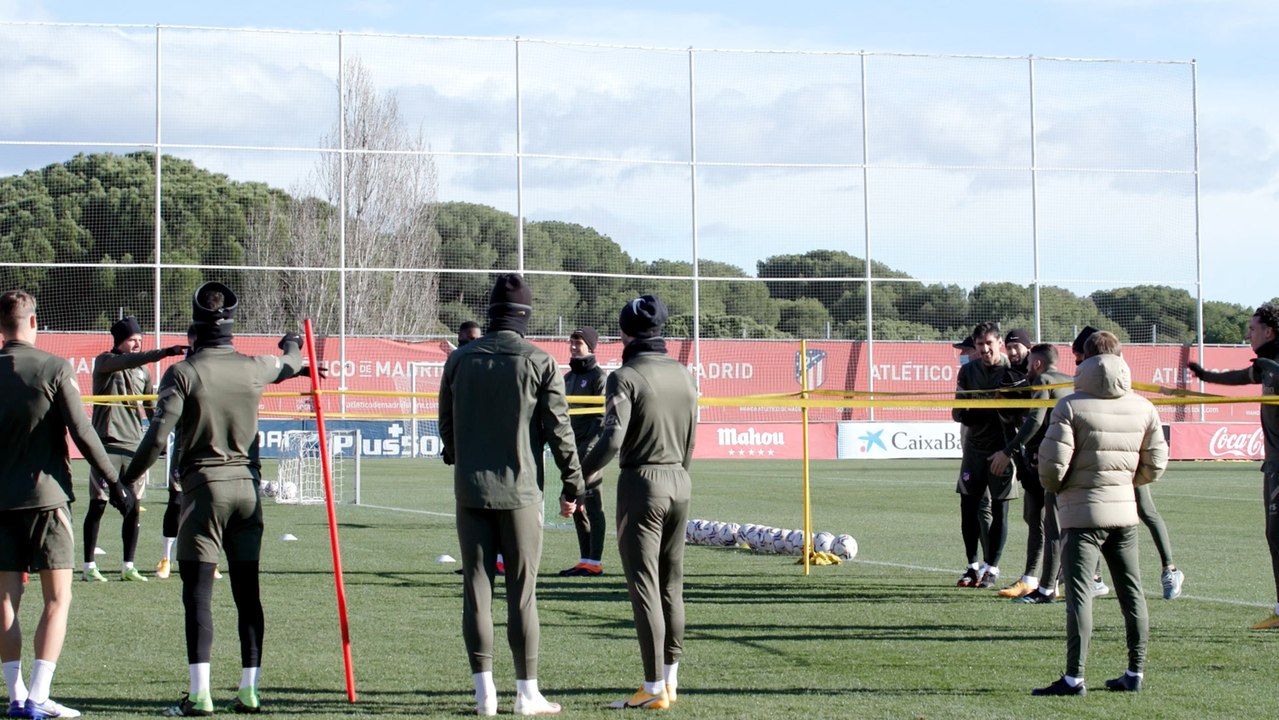El Atlético de Madrid prepara el partido ante el Alavés