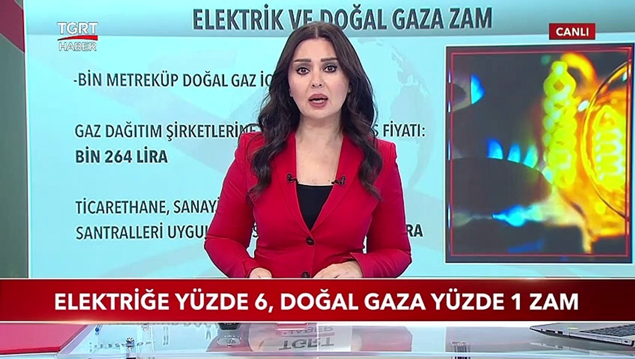 Elektriğe Yüzde 6, Doğal Gaza Yüzde 1 Zam