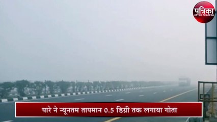 लखनऊ का तापमान माइनस एक डिग्री ... चौंका गए