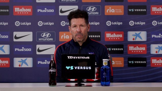 Simeone: Estamos valorando si traemos a alguien o no
