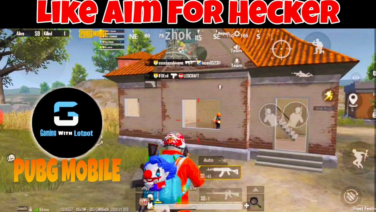 Like Aim For Hecker|PUBG MOBILE, Gaming with Lotpot