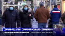 Covid-19: nouveau coup dur pour les commerces avec le couvre-feu à 18h