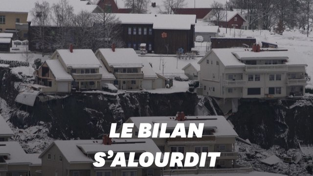 En Norvège, le bilan s'alourdit à 5 morts après le glissement de terrain