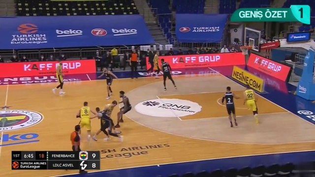 Fenerbahçe 81-59 Lyon-Asvel (GENİŞ ÖZET)