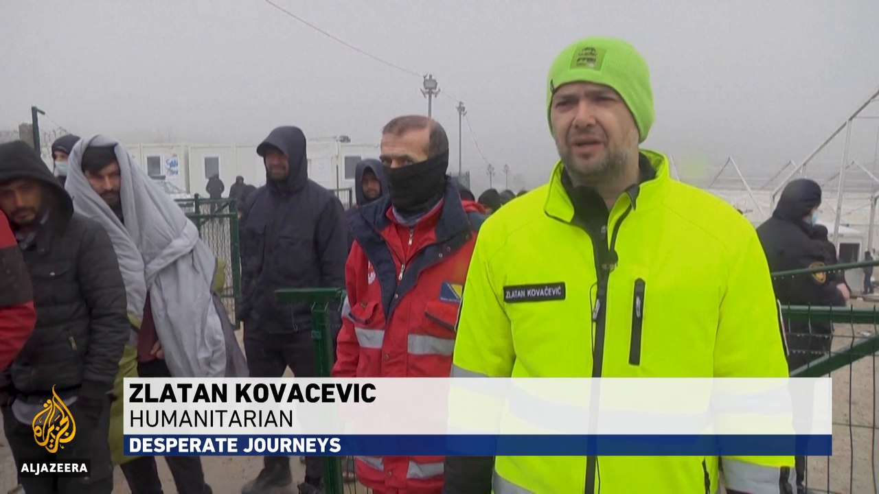 Bosnian military sets up temporary shelter for migrants