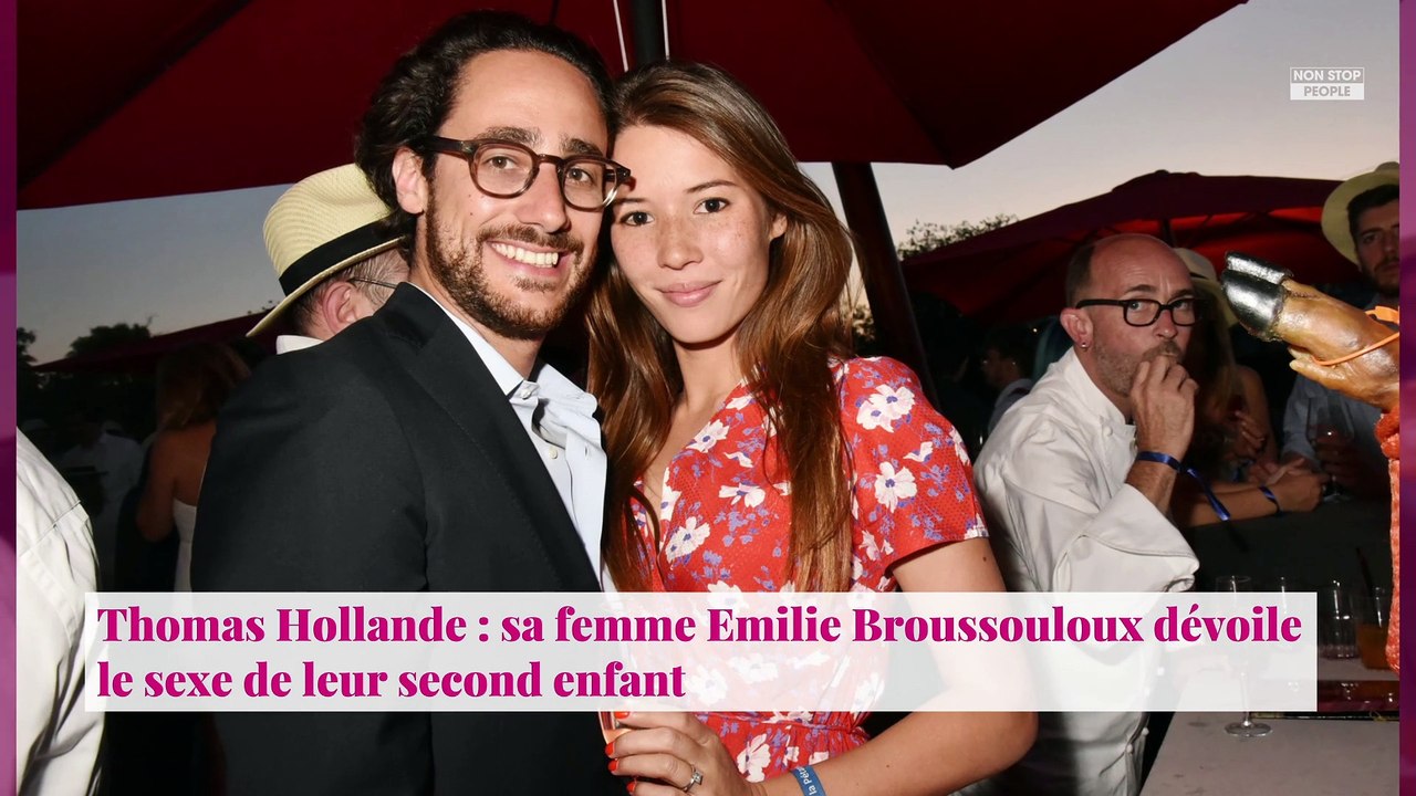 Thomas Hollande : sa femme Emilie Broussouloux dévoile le sexe de leur second enfant