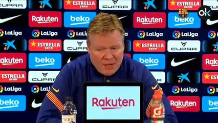 Koeman: «¿Messi? No veo ningún problema si no decide ya su futuro»