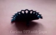 How to Make the Peacock with Paper- Origami Peacock- DIY Curious DIY with Gayu