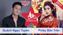 LỮ KHÁCH 24H | Tập 381 FULL | Quách Ngọc Tuyên - Pinky và một ngày tại làng chài Phú Yên | 160717 