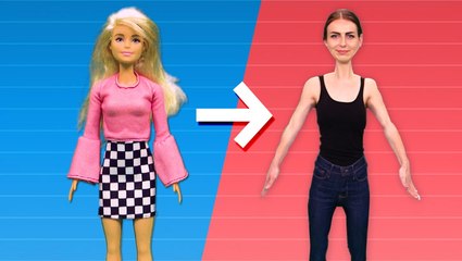 We compared our bodies to Barbie. Here's what the doll would look like in real life.
