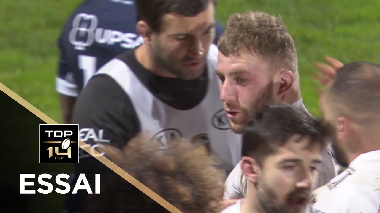 TOP 14 - Essai de Pierre BOURGARIT 2 (SR) - Agen - La Rochelle - J13 - Saison 2020/2021
