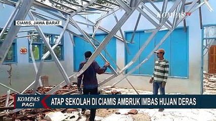 Hujan Deras dan Angin Kencang jadi Penyebab Ambruknya Atap Bangunan Sekolah
