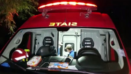 Siate socorre mulher que feriu o rosto ao sofrer queda na Rua Serra Dourada, no Jardim Colmeia
