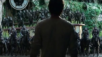 El Planeta De Los Simios_ Confrontación -  No Queremos La Guerra 4k scene