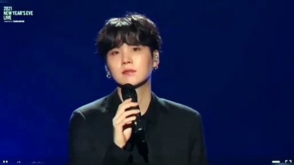 Suga's Speech 2021 NYEL - Yoongi's Speech 2021 New Year Eve's Live