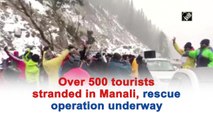 Over 300 tourists stranded near Atal Tunnel after snowfall rescued